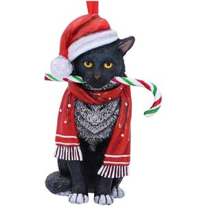 Nemesis Now Black Cat Candy Cane Ornament - Christmas Decor Nemesis Now Black Cat Candy Cane Ornament - Christmas Decor