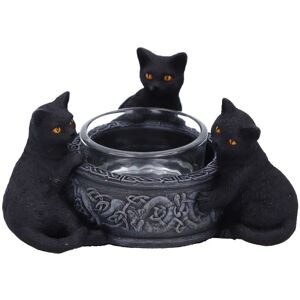 Nemesis Now Black Cat Trio Tea Light Holder - Tea Light Holder Nemesis Now Black Cat Trio Tea Light Holder - Tea Light Holder