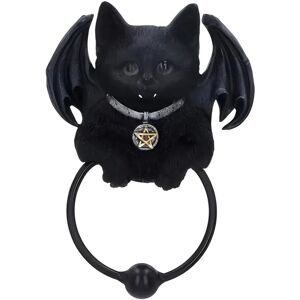 Nemesis Now Black Bat Cat Door Knocker - Gothic Accessory - 88623 Nemesis Now Black Bat Cat Door Knocker - Gothic Accessory - 88623