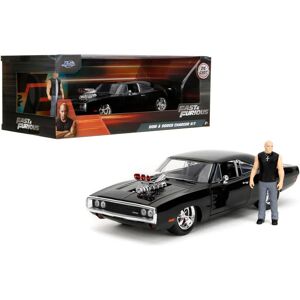 Jada Dodge Charger RT 1970 Fast & Furious 1:24 - Voiture en zamac avec Dom - Publicité Jada Dodge Charger RT 1970 Fast & Furious 1:24 - Voiture en zamac avec Dom - Publicité