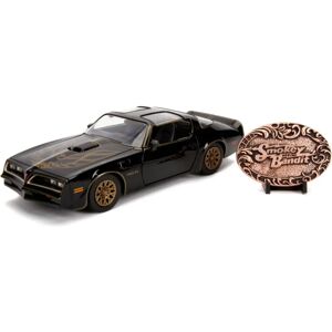 Jada Pontiac Firebird Diecast Model Car with Belt Buckle - 1/24 Hollywood Rides Jada Pontiac Firebird Diecast Model Car with Belt Buckle - 1/24 Hollywood Rides