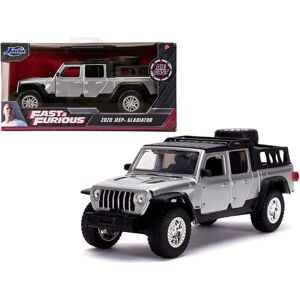 Jada Jeep Gladiator 2020 Silver Black Top 1:32 Diecast - Collectible Model Car Jada Jeep Gladiator 2020 Silver Black Top 1:32 Diecast - Collectible Model Car