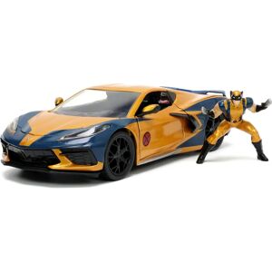 Jada Toys Chevrolet Corvette Stingray with Wolverine - 1:24 Scale Diecast Jada Toys Chevrolet Corvette Stingray with Wolverine - 1:24 Scale Diecast