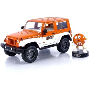 Jada Toys Orange M&M's Jeep Wrangler 1/24 Diecast Model Car - 2007 Jada Toys Orange M&M's Jeep Wrangler 1/24 Diecast Model Car - 2007