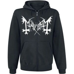 Sweat à capuche zippé unisexe Mayhem - Merch Metal - Publicité Sweat à capuche zippé unisexe Mayhem - Merch Metal - Publicité