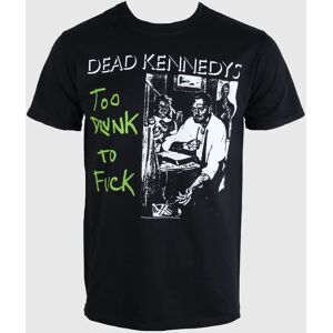 Tricou negru Dead Kennedys - Unisex - Too Drunk To F*** - Rock Punk Tricou negru Dead Kennedys - Unisex - Too Drunk To F*** - Rock Punk