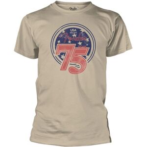 T-Shirt Fender Naturel - Logo Drapeau Étoilé Officiel - Publicité T-Shirt Fender Naturel - Logo Drapeau Étoilé Officiel - Publicité