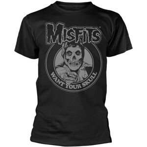 Misfits Want Your Skull Svart XL - T-Shirt Misfits Want Your Skull Svart XL - T-Shirt