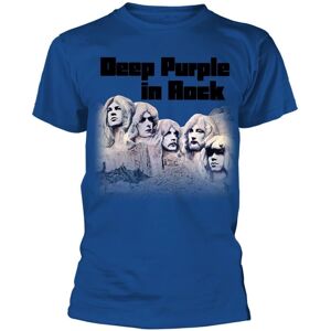 T-Shirt Deep Purple In Rock Bleu - Unisexe - Publicité T-Shirt Deep Purple In Rock Bleu - Unisexe - Publicité