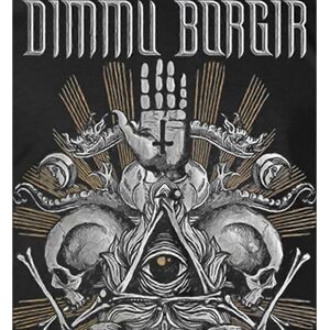 Dimmu Borgir La Vie Est La Épreuve T-Shirt Noir - T-Shirt - Publicité Dimmu Borgir La Vie Est La Épreuve T-Shirt Noir - T-Shirt - Publicité
