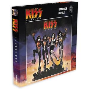 Kiss Destroyer Puzzle - 500 stk - Rockband kunst Kiss Destroyer Puzzle - 500 stk - Rockband kunst