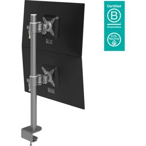 Support Moniteur Dataflex Viewmate - 2 écrans jusqu'à 61cm - Argent Support Moniteur Dataflex Viewmate - 2 écrans jusqu'à 61cm - Argent