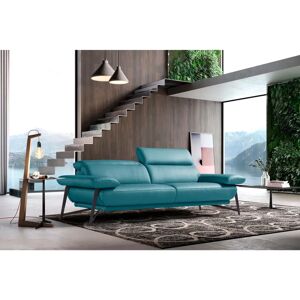 EGOITALIANO Anais Strapazierfähiges Leder Türkis 2,5-Sitzer Sofa - Sofa EGOITALIANO Anais Strapazierfähiges Leder Türkis 2,5-Sitzer Sofa - Sofa
