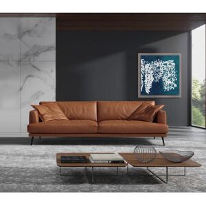 EGOITALIANO Cabiria Leder Orange Schlafsofa - Sofa EGOITALIANO Cabiria Leder Orange Schlafsofa - Sofa