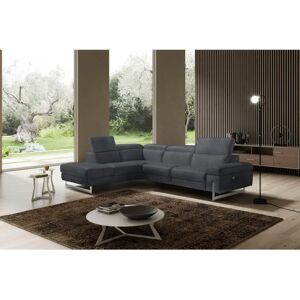 EGOITALIANO Candice Sofa - Grau - Mikrofaser - Relaxfunktion EGOITALIANO Candice Sofa - Grau - Mikrofaser - Relaxfunktion