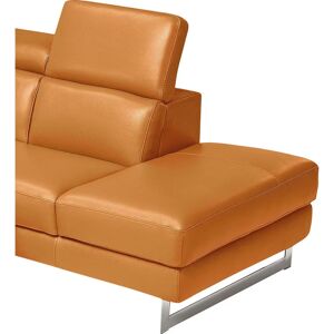EGOITALIANO Candice Orange Ledersofa - Sofa EGOITALIANO Candice Orange Ledersofa - Sofa