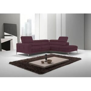 EGOITALIANO Claudie - Microfaser Lila - Recamiere rechts - Sofa EGOITALIANO Claudie - Microfaser Lila - Recamiere rechts - Sofa