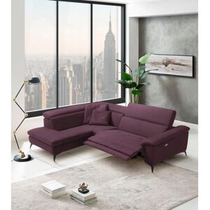 EGOITALIANO Martine Mikrofaser-Sofa - Ottomane links - Elektrische Relaxfunktion EGOITALIANO Martine Mikrofaser-Sofa - Ottomane links - Elektrische Relaxfunktion