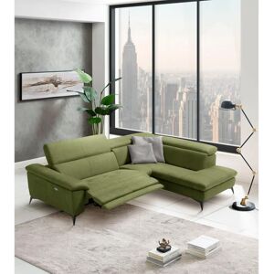EGOITALIANO Martine Sofa - Kiwi, Elektrisch, Rechts Ottomane - Sofa EGOITALIANO Martine Sofa - Kiwi, Elektrisch, Rechts Ottomane - Sofa