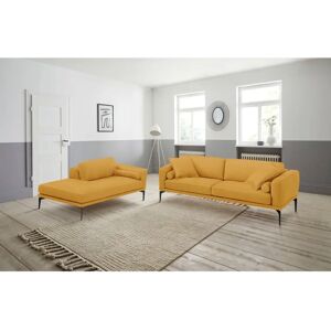 EGOITALIANO Masu - Ledersofaset mit Ottomane und verstellbaren Rückenlehnen EGOITALIANO Masu - Ledersofaset mit Ottomane und verstellbaren Rückenlehnen