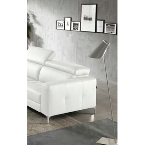 EGOITALIANO Matt Weiß L-Form Leder-Couch - Sofa EGOITALIANO Matt Weiß L-Form Leder-Couch - Sofa