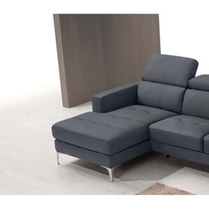 EGOITALIANO Matt Charcoal L-Form Sofa EGOITALIANO Matt Charcoal L-Form Sofa