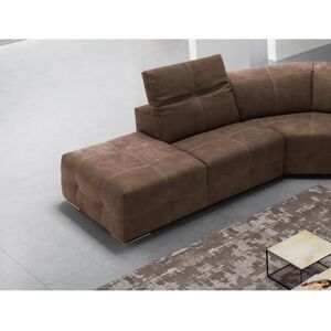 EGOITALIANO Sauvanne - Braun Microfaser Lederoptik Sofa - 300cm EGOITALIANO Sauvanne - Braun Microfaser Lederoptik Sofa - 300cm