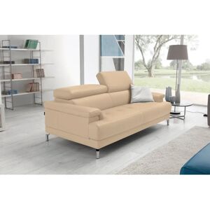 EGOITALIANO Soul Beiges Leder 2,5-Sitzer - Sofa EGOITALIANO Soul Beiges Leder 2,5-Sitzer - Sofa