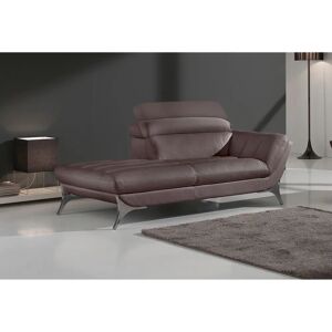 EGOITALIANO Sueli Recamiere - Leder, 180x100x110cm, Dunkelbraun EGOITALIANO Sueli Recamiere - Leder, 180x100x110cm, Dunkelbraun