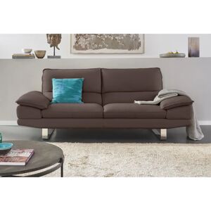 Calia Italia Dave Ledersofa - 3-Sitzer, Braun, Modernes Design Calia Italia Dave Ledersofa - 3-Sitzer, Braun, Modernes Design