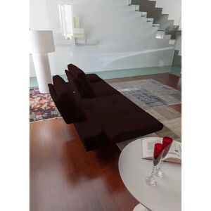 Calia Italia Toby Wing - Ledersofa mit verstellbaren Armlehnen und Rücken - 3-Sitzer Calia Italia Toby Wing - Ledersofa mit verstellbaren Armlehnen und Rücken - 3-Sitzer