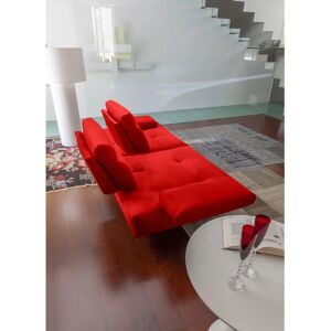 Calia Italia Toby Wing - Designsofa, hochwertig, verstellbar, rot Calia Italia Toby Wing - Designsofa, hochwertig, verstellbar, rot