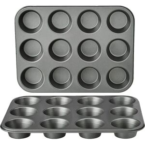 Forma na muffiny Amazon Basics - Nepřilnavý povrch, 2 kusy Forma na muffiny Amazon Basics - Nepřilnavý povrch, 2 kusy