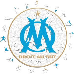 Iconic Puzzles Olympique Marseille - Logo - Houten Puzzel M (270 Stuks) - Puzzel Iconic Puzzles Olympique Marseille - Logo - Houten Puzzel M (270 Stuks) - Puzzel