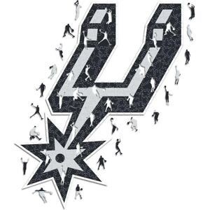Iconic NBA - San Antonio Spurs - Logo - Trä Pussel M Iconic NBA - San Antonio Spurs - Logo - Trä Pussel M