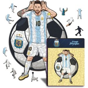 ICONIC Puzzles - Lionel Messi - Shape - Jigsaw Puzzle - Publicité ICONIC Puzzles - Lionel Messi - Shape - Jigsaw Puzzle - Publicité