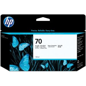 HP 70 Black Ink Cartridge - Photo - 130ml - Original Standard Yield HP 70 Black Ink Cartridge - Photo - 130ml - Original Standard Yield