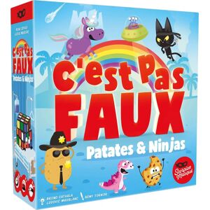 Jeu de société Le Scorpion Masqué - Patates et ninjas - C'est pas faux - 002FA - Publicité Jeu de société Le Scorpion Masqué - Patates et ninjas - C'est pas faux - 002FA - Publicité