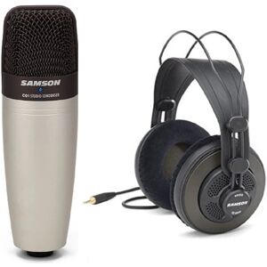 Kit microphone Samson C01/SR850 pour enregistrement & streaming - Microphone et casque Kit microphone Samson C01/SR850 pour enregistrement & streaming - Microphone et casque