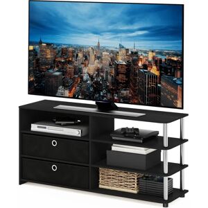 Support TV Furinno Jaya 55 pouces - Design simple et moderne - Publicité Support TV Furinno Jaya 55 pouces - Design simple et moderne - Publicité