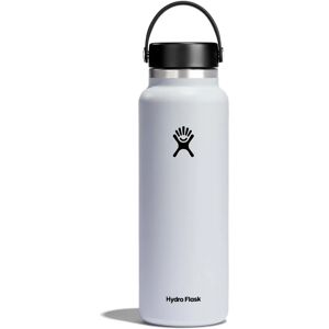 Hydro Flask 40 OZ Wide Mouth - Unisex - White - Durable Stainless Steel Bottle Hydro Flask 40 OZ Wide Mouth - Unisex - White - Durable Stainless Steel Bottle