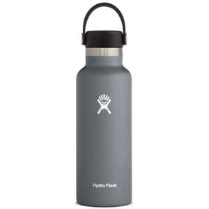 Hydro Flask Gray Standard Mouth Bottle - 18 oz - Unisex Hydro Flask Gray Standard Mouth Bottle - 18 oz - Unisex
