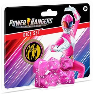 Renegade Power Rangers Pink Dobbelset - 8 stuks Renegade Power Rangers Pink Dobbelset - 8 stuks