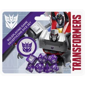 Renegade Game Studios Transformers Dice Set - Roleplaying Game Deceptions Renegade Game Studios Transformers Dice Set - Roleplaying Game Deceptions