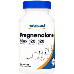 Nutricost Pregnenolone Capsules - 50 Mg - 120 Count Nutricost Pregnenolone Capsules - 50 Mg - 120 Count