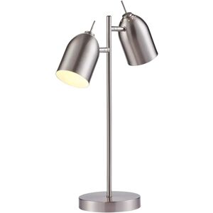 Lámpara de mesa cromada Mason de Teamson Home - Estilo industrial Lámpara de mesa cromada Mason de Teamson Home - Estilo industrial