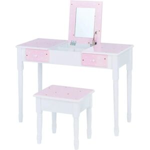 Teamson Kids Fantasy Fields 'Kate' Pink Play Vanity - Kids Bedroom Furniture Teamson Kids Fantasy Fields 'Kate' Pink Play Vanity - Kids Bedroom Furniture