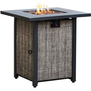 Teamson Home Outdoor Garden Large Woven Propane Gas Fire Pit Table Burner - Fire Pit Table Teamson Home Outdoor Garden Large Woven Propane Gas Fire Pit Table Burner - Fire Pit Table