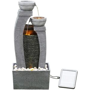 Teamson Home Solar Water Fountain with Lights Teamson Home Solar Water Fountain with Lights