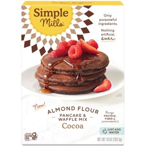 Simple Mills Almond Flour Pancake And Waffle Mix Cocoa - 10 Oz Simple Mills Almond Flour Pancake And Waffle Mix Cocoa - 10 Oz